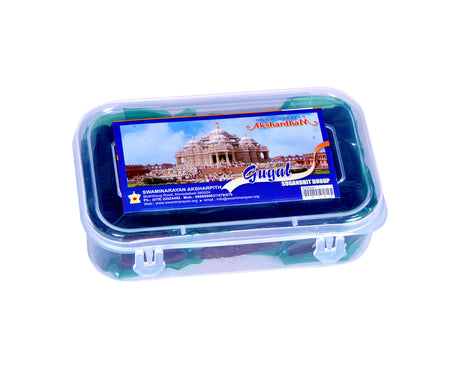 Gugal Sugandhi Gila Dhoop (40 Sticks) 2" Long | Plastic Container - Retail Maharaj
