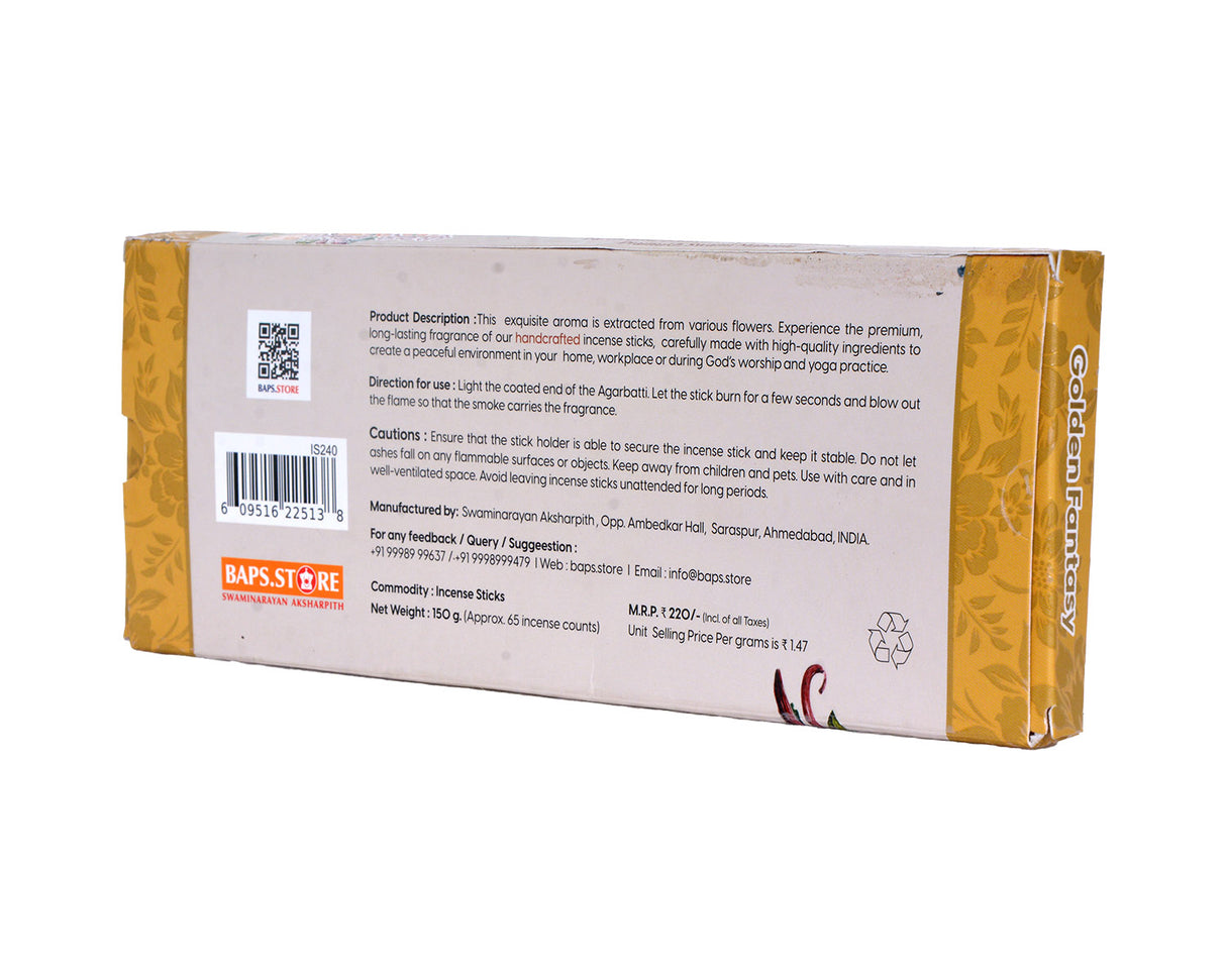Golden Fantasy 9" Stick | Gift Box - Retail Maharaj