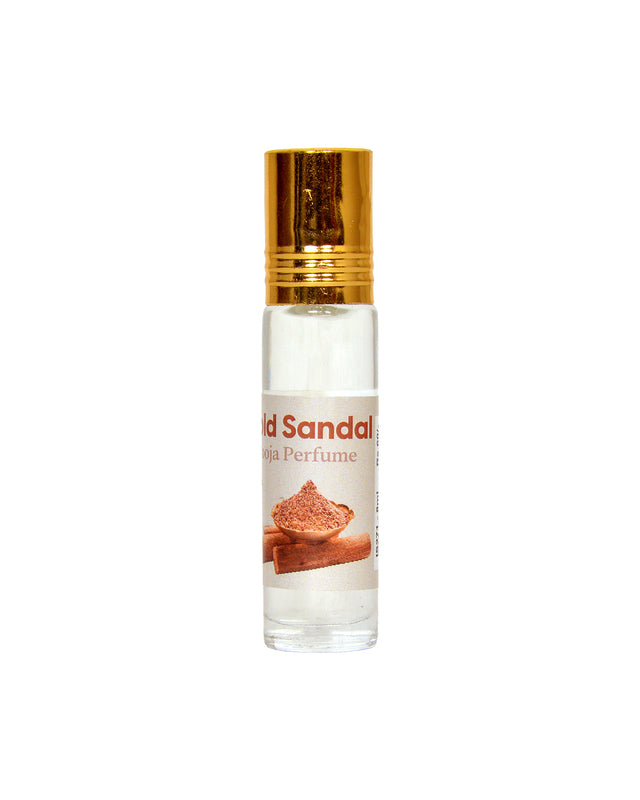 Gold Sandal Roll On 8 ML | 3.25" Bottle - Retail Maharaj