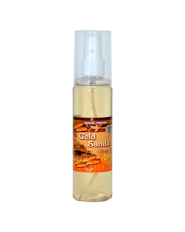 Gold Sandal Apparel Perfume 100 ML | 6" Bottle - Retail Maharaj
