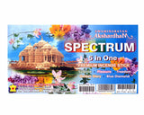 Spectrum 5 In 1 Premium Incense Stick 300 GM 9" Stick | Plastic Container