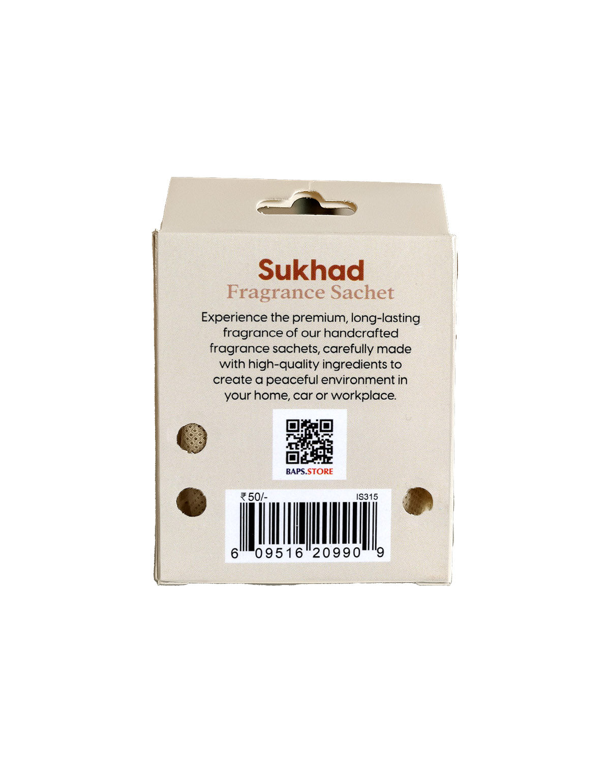 Sandal Fragrance Sachet 4.5" B.O.P Bag