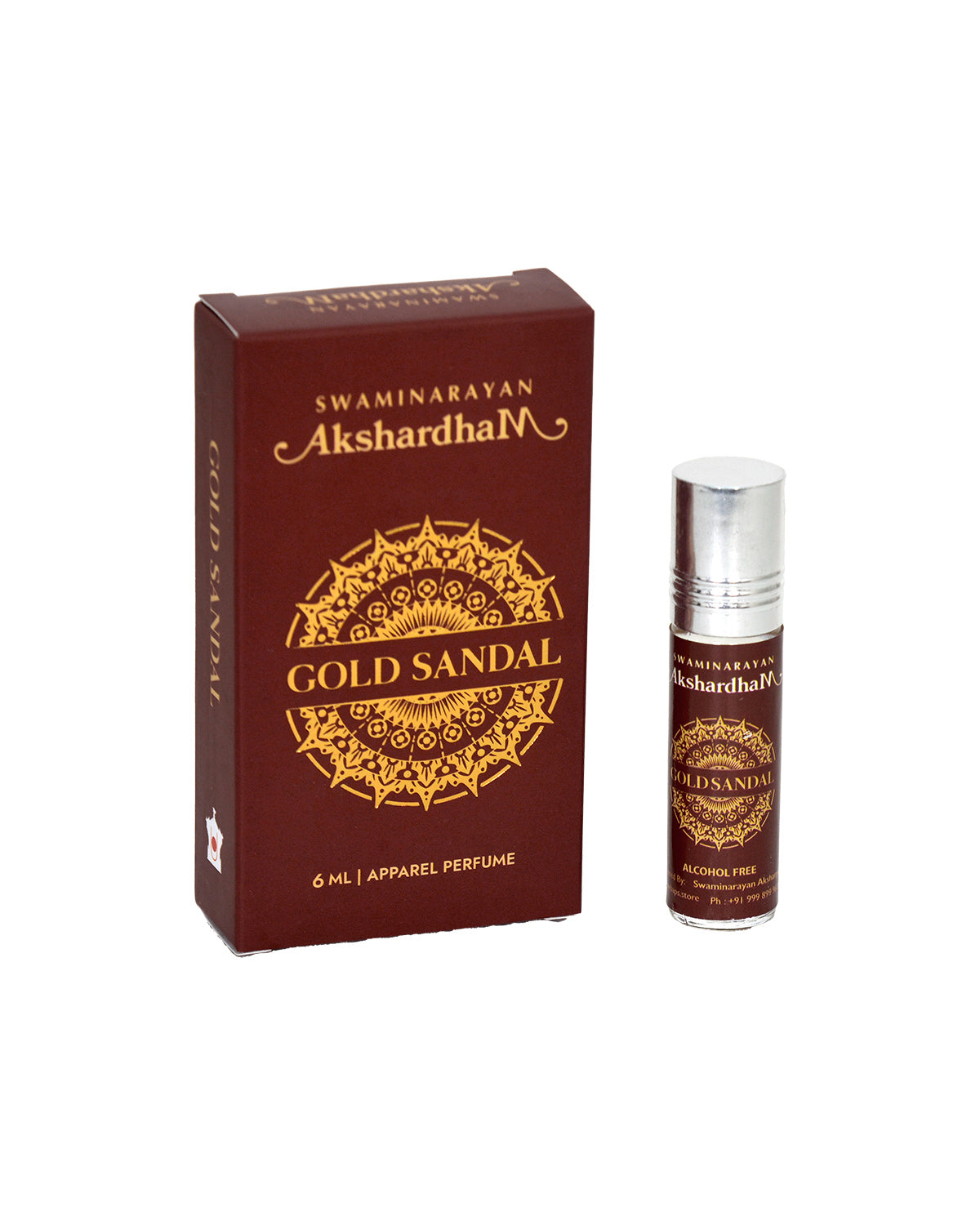 Gold Sandal Rollon 6 ML - Retail Maharaj