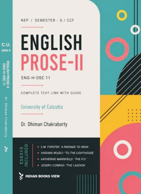 English Prose-II ENG-H-DSC 11 (Major Course), Sem-5, CU – Text Link with Guide (English Version)