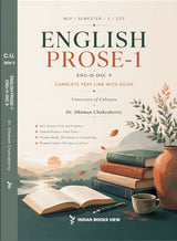 English Prose-1 ENG-H-DSC 9 (Major Course), Sem-5, CU Text Link with Guide (English Version)