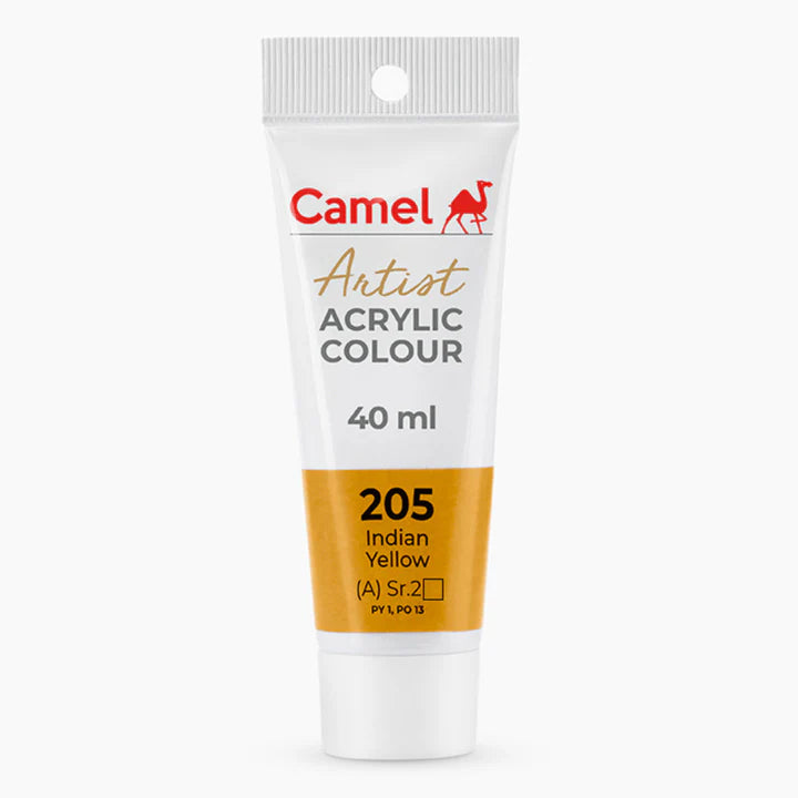 Camel Artist Acrylic Colours (Individual Tube of 40ml) - Retail Maharaj