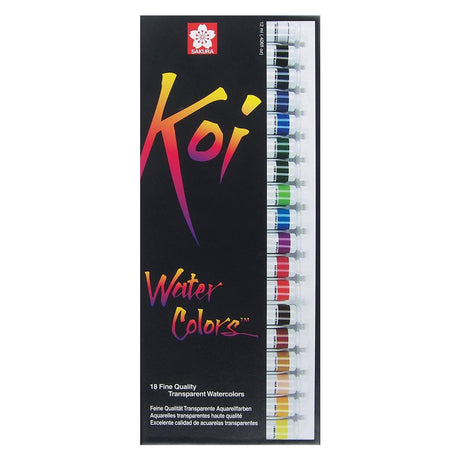 Sakura Koi Transparent Watercolour Pan Set for Artists and Students - Retail Maharaj