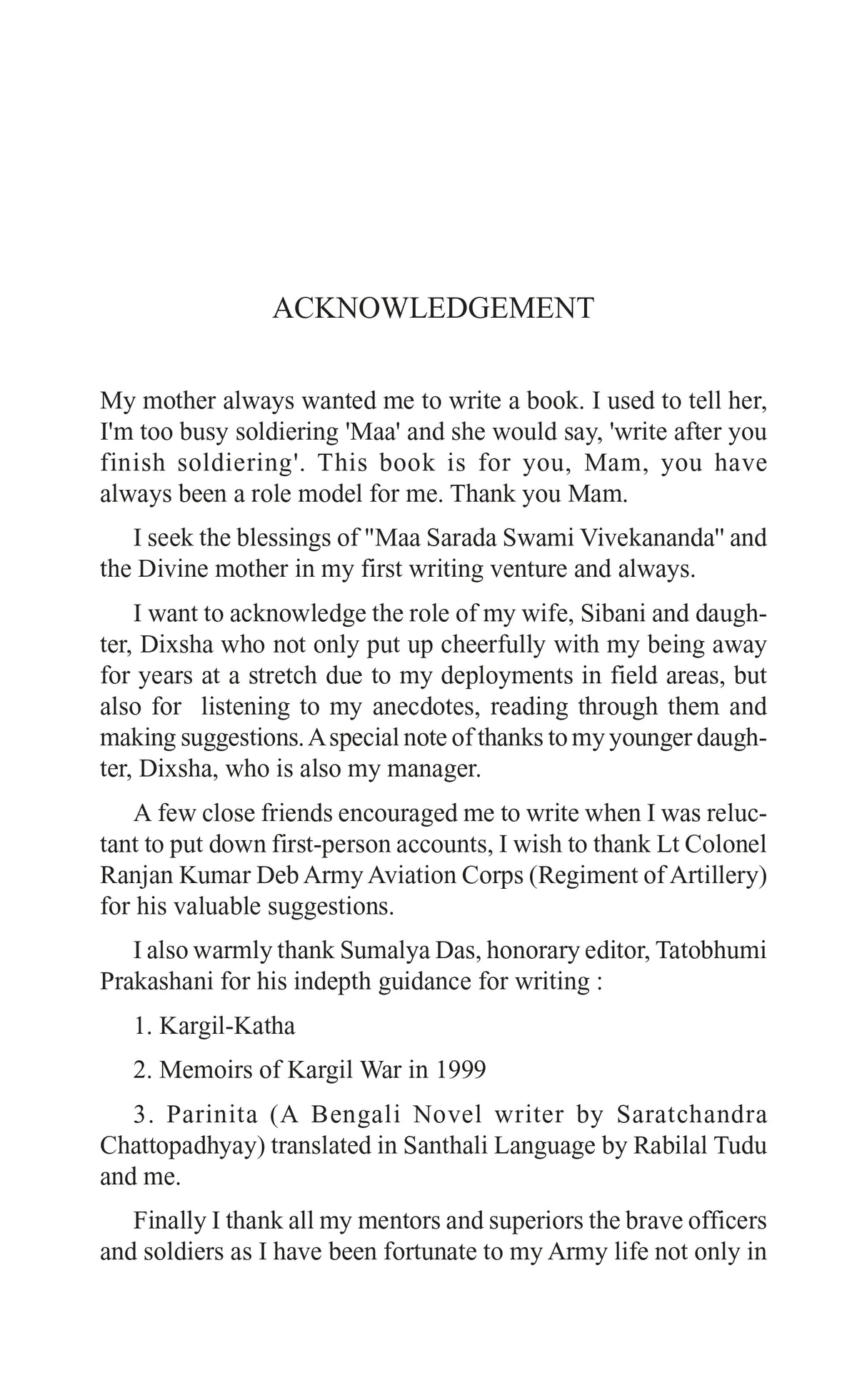 Kargil Heroes (Bengali/Hindi/English Languages)