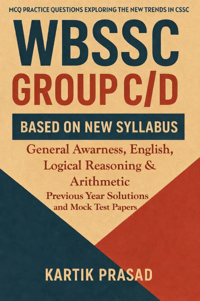 WBSSC Group C/D  Based On New Syllabus [General Awarness,English,Logical Reasoning & Arithmetic] (English Version) - Retail Maharaj