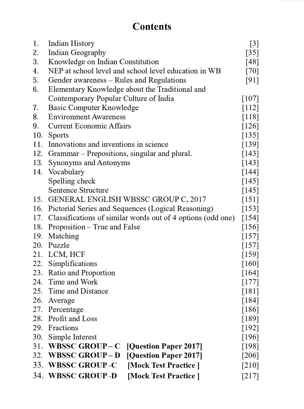WBSSC Group C/D  Based On New Syllabus [General Awarness,English,Logical Reasoning & Arithmetic] (English Version) - Retail Maharaj