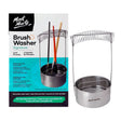 Mont Marte Signature Stainless Steel Brush Washer for Artist Paint Brushes - Retail Maharaj