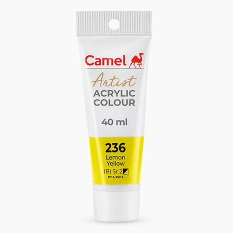 Camel Artist Acrylic Colours (Individual Tube of 40ml) - Retail Maharaj