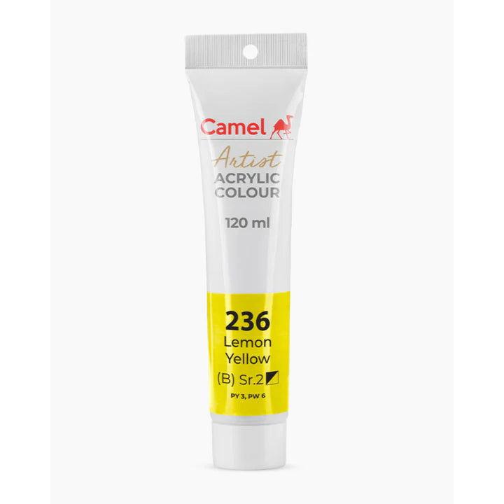 Camel Artist Acrylic Colours (Individual Tube of 120ml) - Retail Maharaj