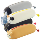 Lihit Lab Smart Fit PuniLabo Silicone Horizontal Pen Pencil Case Animal Design - Retail Maharaj