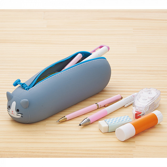Lihit Lab Smart Fit PuniLabo Silicone Horizontal Pen Pencil Case Animal Design - Retail Maharaj