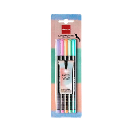 LINEPLUS Lineworks Fineliner Color Therapy Set (5 / 10 / 20 Colors) - Retail Maharaj