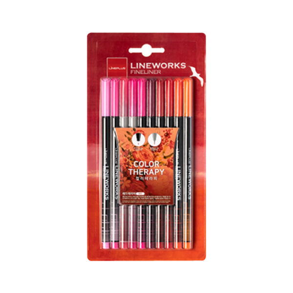 LINEPLUS Lineworks Fineliner Color Therapy Set (5 / 10 / 20 Colors) - Retail Maharaj