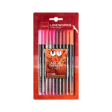 LINEPLUS Lineworks Fineliner Color Therapy Set (5 / 10 / 20 Colors) - Retail Maharaj