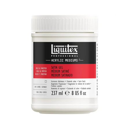 Liquitex Acrylic Satin Gel 237ML Transparent - Retail Maharaj