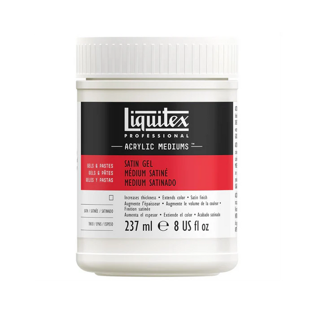 Liquitex Acrylic Satin Gel 237ML Transparent - Retail Maharaj
