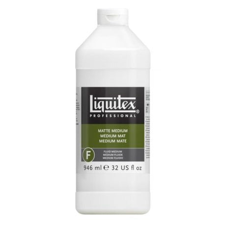 Liquitex Matte Medium Acrylic Paint Extender and Adhesive - Retail Maharaj