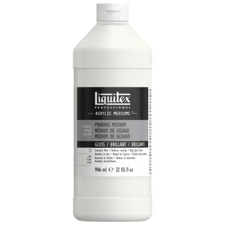 Liquitex Pouring Medium Acrylic Fluid Medium for Smooth Pours - Retail Maharaj