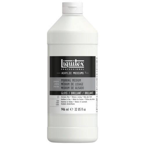 Liquitex Pouring Medium Acrylic Fluid Medium for Smooth Pours - Retail Maharaj
