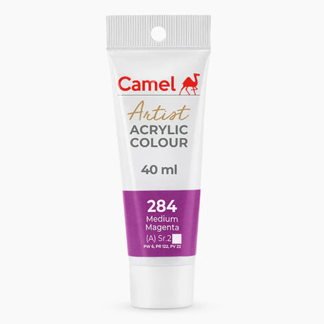 Camel Artist Acrylic Colours (Individual Tube of 40ml) - Retail Maharaj