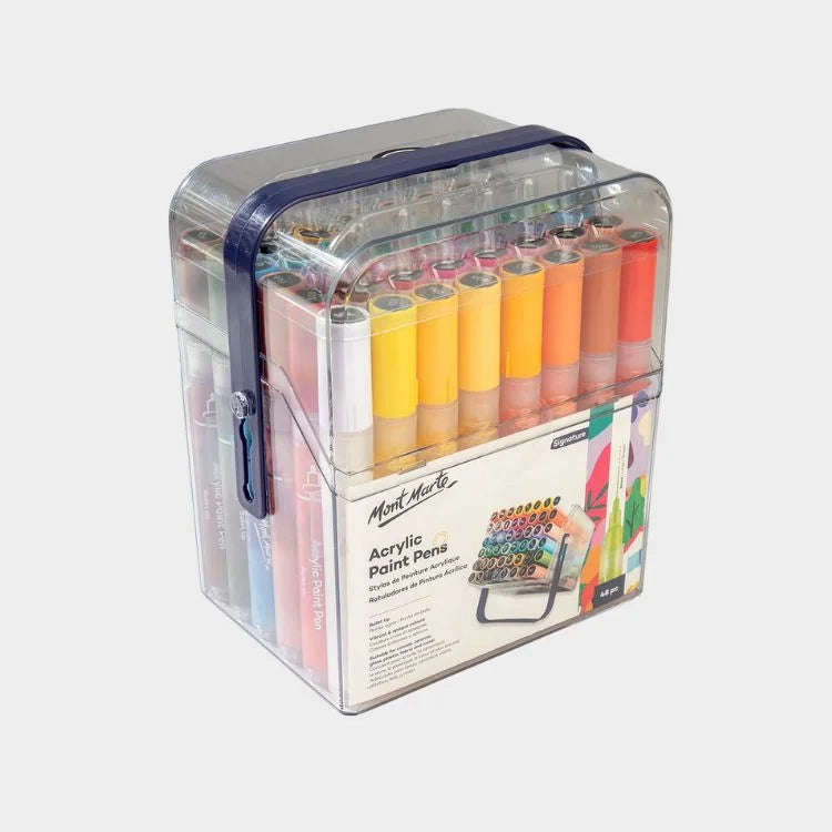 MM Acrylic Paint Pens Broad Tip Marker Sets for Vibrant Art Creations - Retail Maharaj