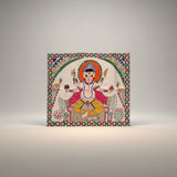 Handmade Madhubani Painting – Ganeshji | Mithila Art Traditional Indian Folk Wall Decor - Retail Maharaj