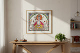 Handmade Madhubani Painting – Ganeshji | Mithila Art Traditional Indian Folk Wall Decor - Retail Maharaj
