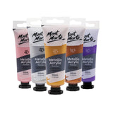 Monte Marte Metallic Acrylic Paint Premium 50ml Tube (Bronze) - Retail Maharaj