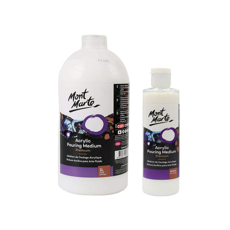Mont Marte Acrylic Pouring Medium – Fluid Art & Acrylic Flow Medium - Retail Maharaj