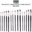 Stationerie Combo Brush Set of 15 Matte Finish - Retail Maharaj