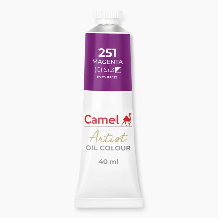 Camel Artist Oil Colour Paint 40ml Mauve - Retail Maharaj
