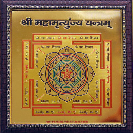 Retail Mahharaj Mahamrityunjaya Siddha Yantra for Health Protection and Divine Grace - Retail Maharaj