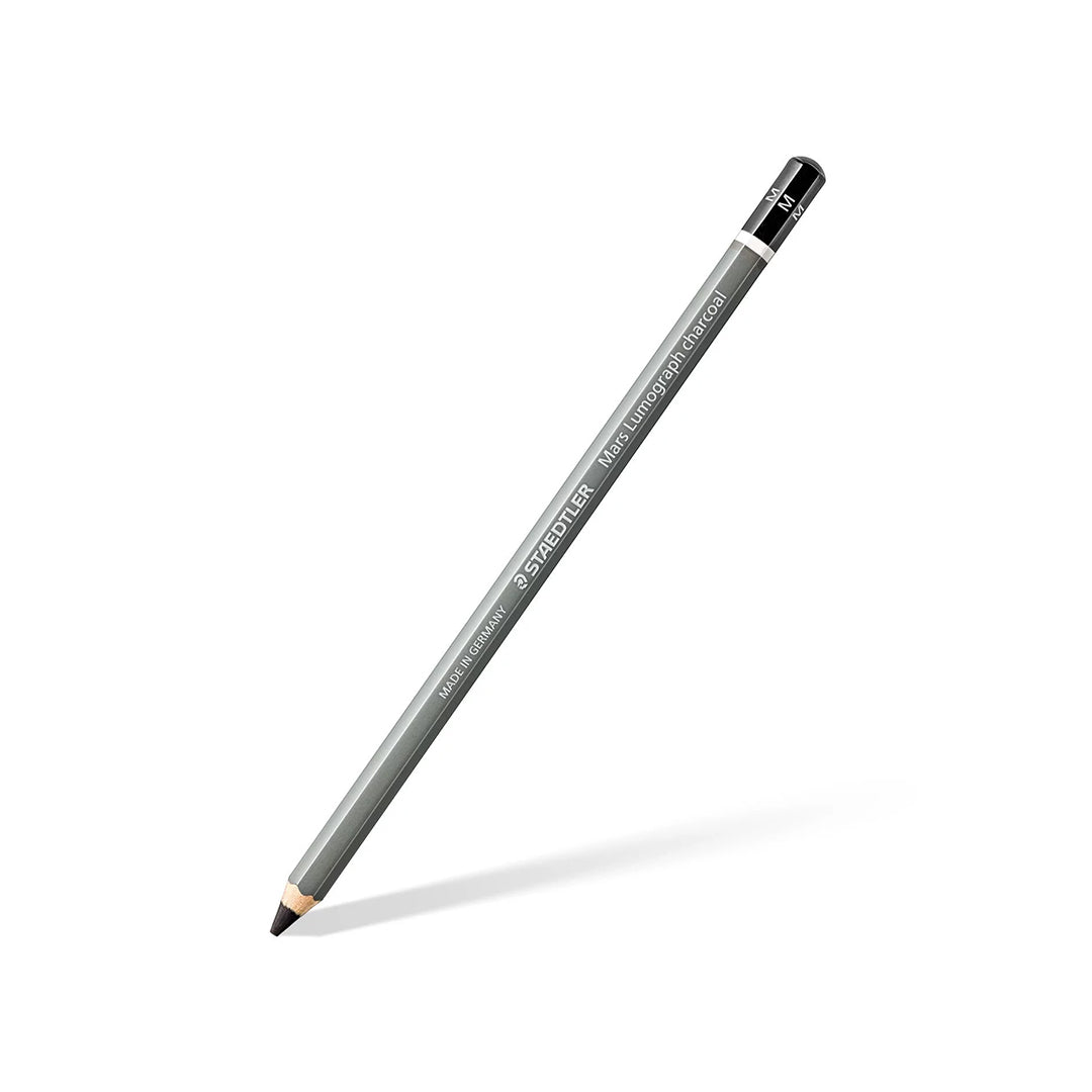 Staedtler Mars Lumograph Charcoal Pencil Set with Blending Stump – 4 Pieces - Retail Maharaj