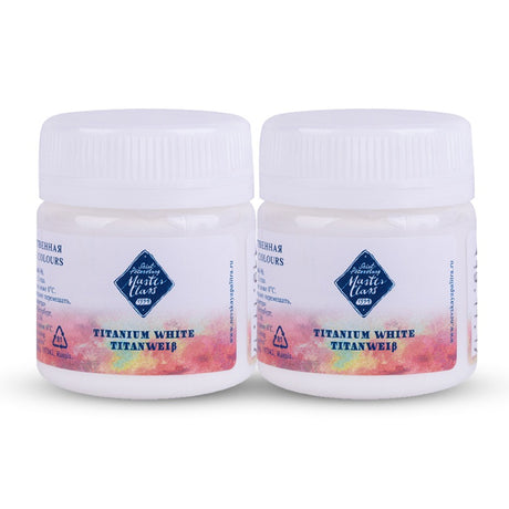 Master-Class Gouache Titanium White Set of 2 - 40ml each - Retail Maharaj