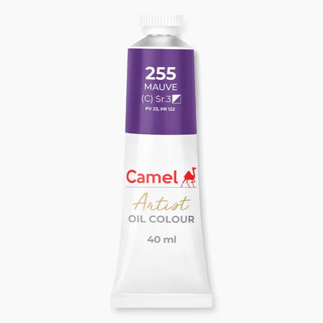 Camel Artist Oil Colour Paint 40ml Mauve - Retail Maharaj