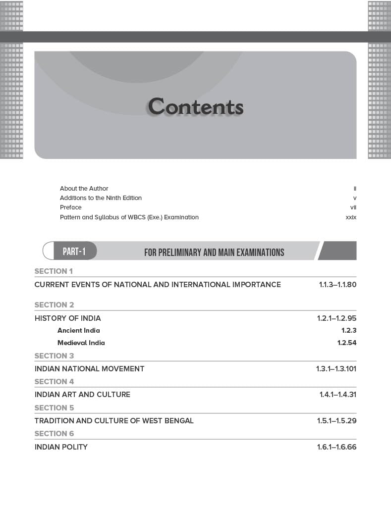 WBCS General Studies Manual [For Preliminary & Main Examinations]2026 (English Version) 10th Edition - Retail Maharaj