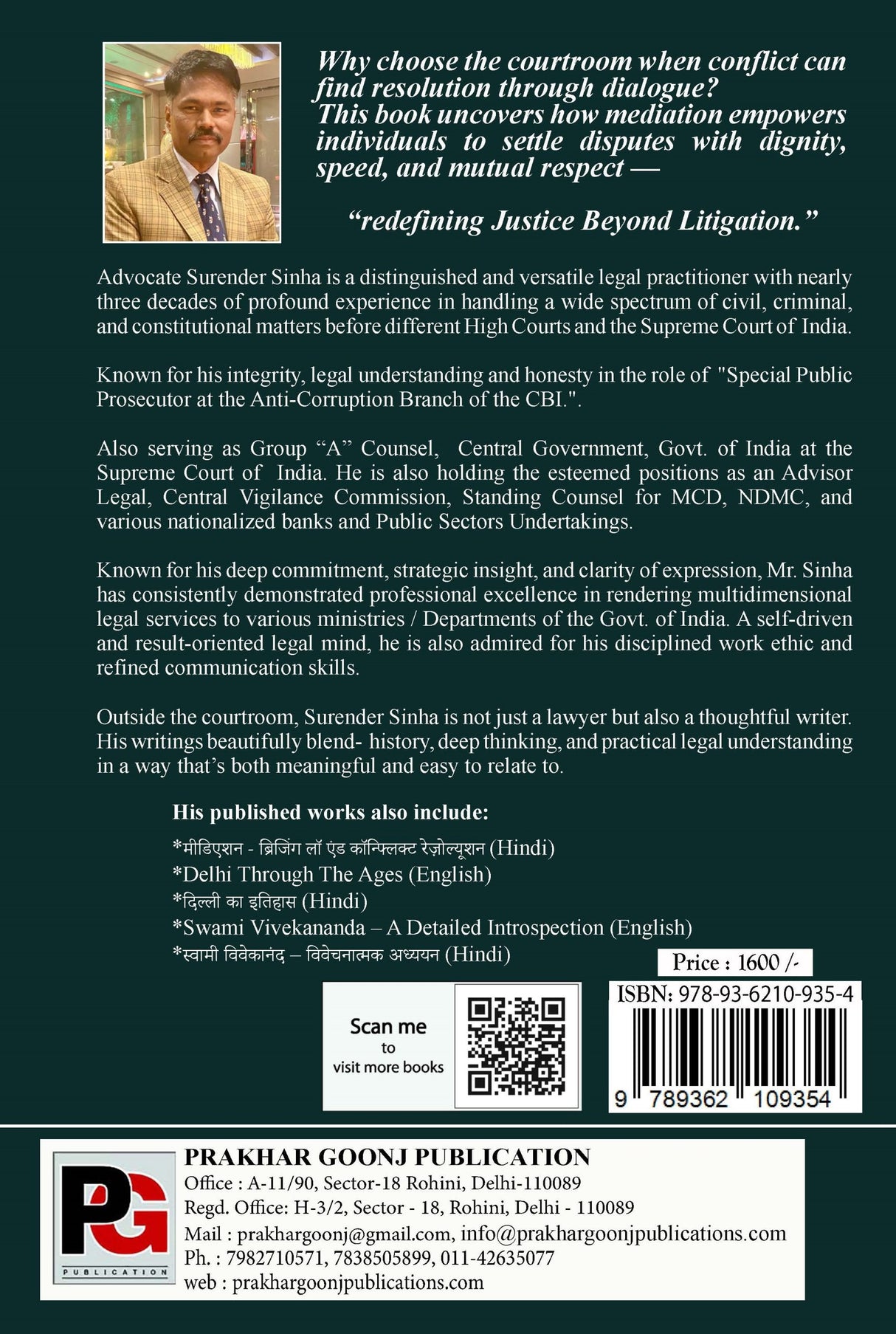 Mediation Bridging Law and Conflict Resolution (English Version) - Retail Maharaj