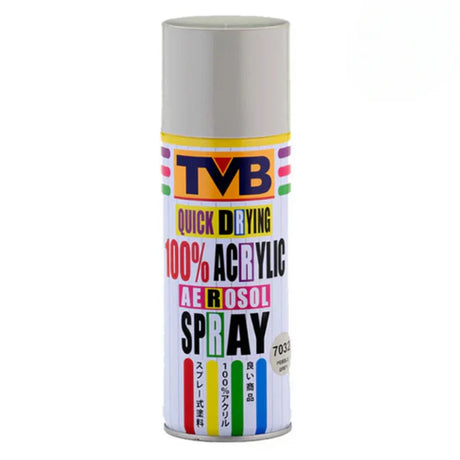 TVB Acrylic Aerosol Spray Medium Grey 400ml for Art and Crafts - Retail Maharaj