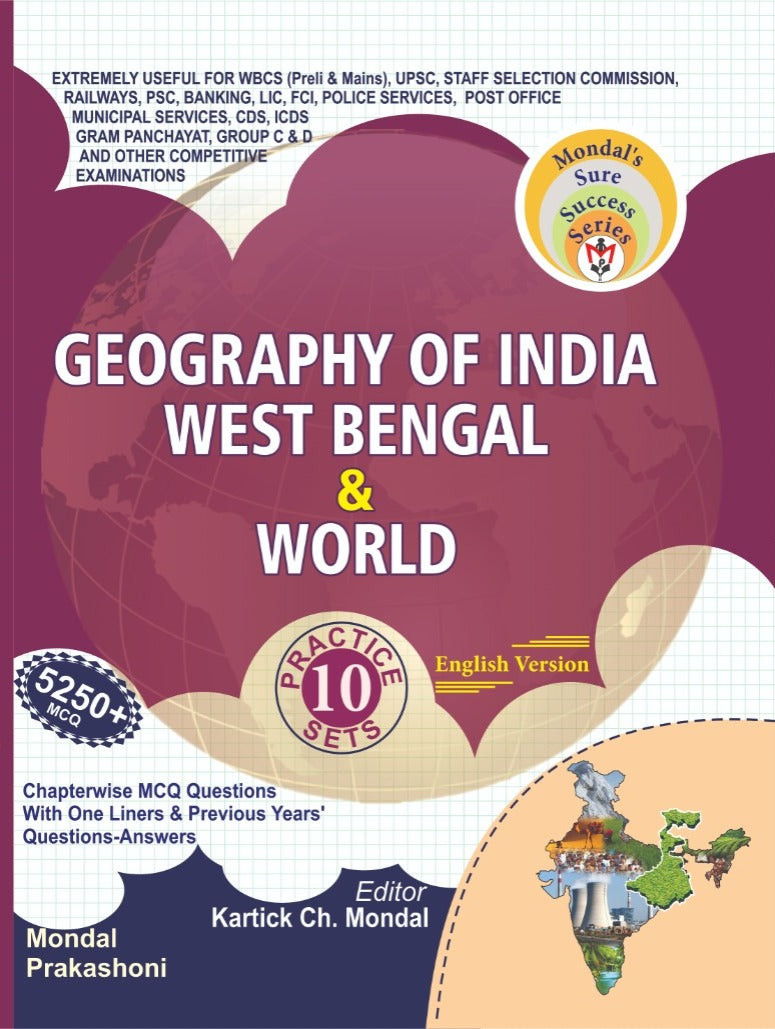 Geography of India West Bengal & World (English Version) - Retail Maharaj