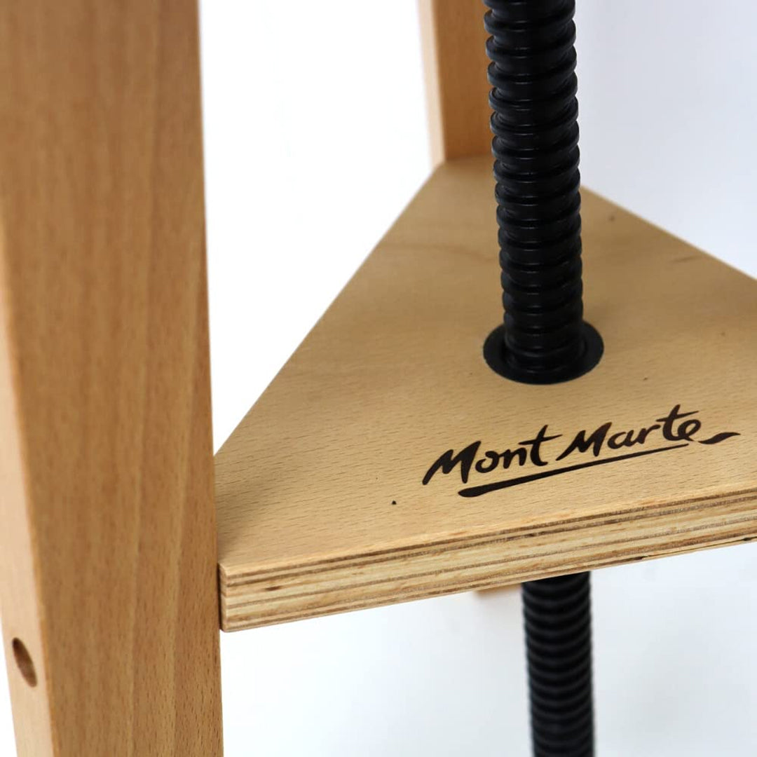 Mont Marte Adjustable Beech Wood Artist Easel Stool - Retail Maharaj