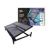 Mont Marte Adjustable Glass Top Desktop Art Drafting Station - Retail Maharaj