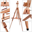 Portable Tilted Wooden Sketching Easel for Travelling Artists - Retail Maharaj