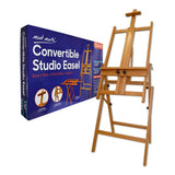 Mont Marte Convertible Studio Easel Adjustable Beechwood A Frame Easel - Retail Maharaj