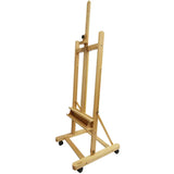 Mont Marte Large Studio H-Frame Easel with Castors for Canvas and Painting - Retail Maharaj