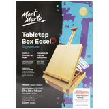 Mont Marte Tabletop Box Easel Signature Medium for Portable Painting and Art Storage - Retail Maharaj