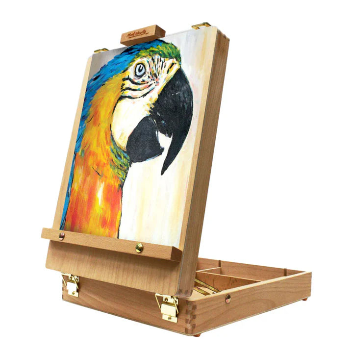 Mont Marte Tabletop Box Easel Signature Medium for Portable Painting and Art Storage - Retail Maharaj